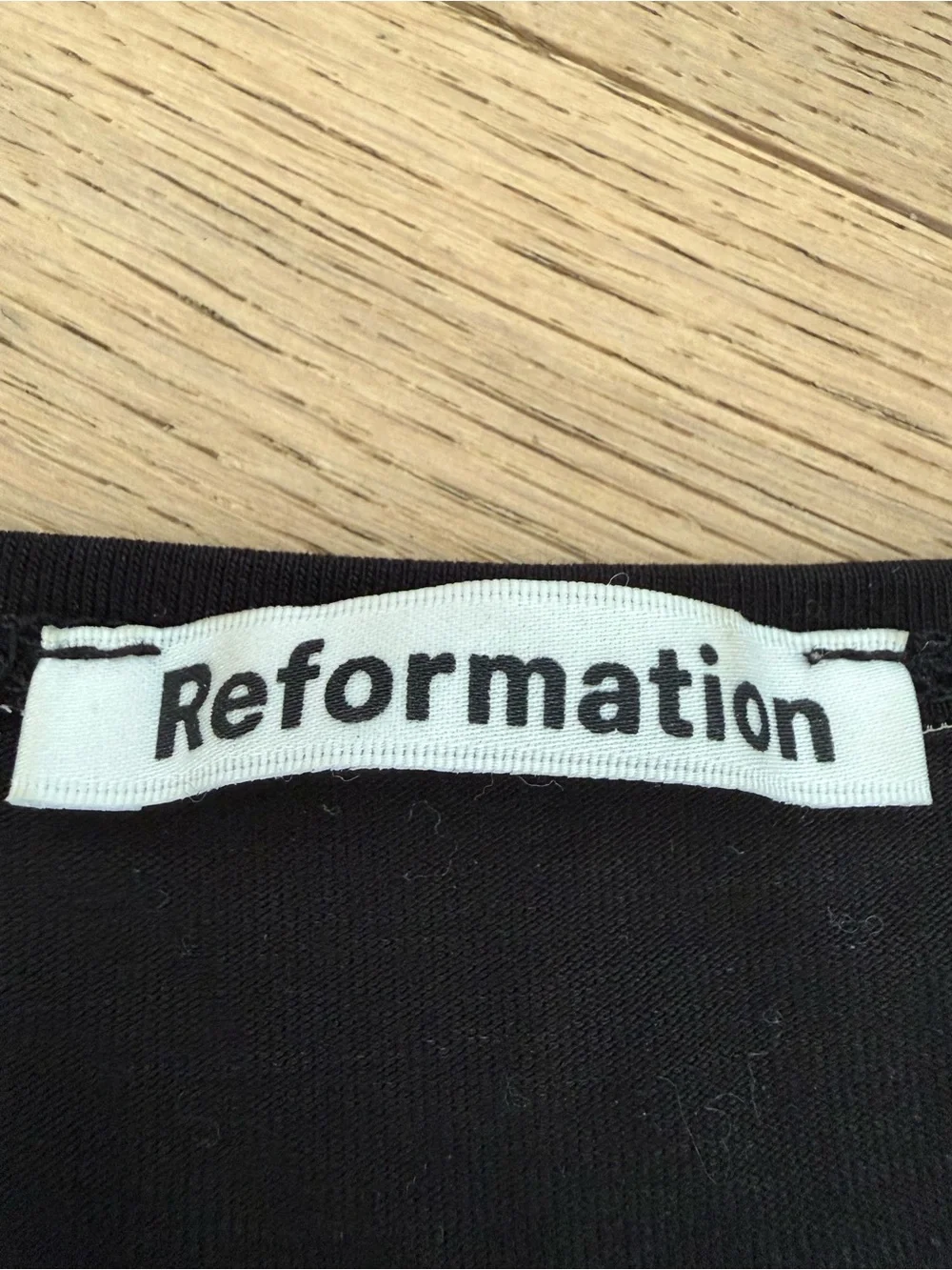 Reformation Black Twist-Knot Midi Skirt Set